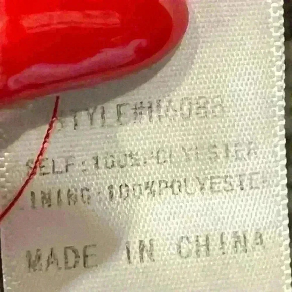 JODIFL Red Swiss Dot Pattern Top Size M - Picture 7 of 8